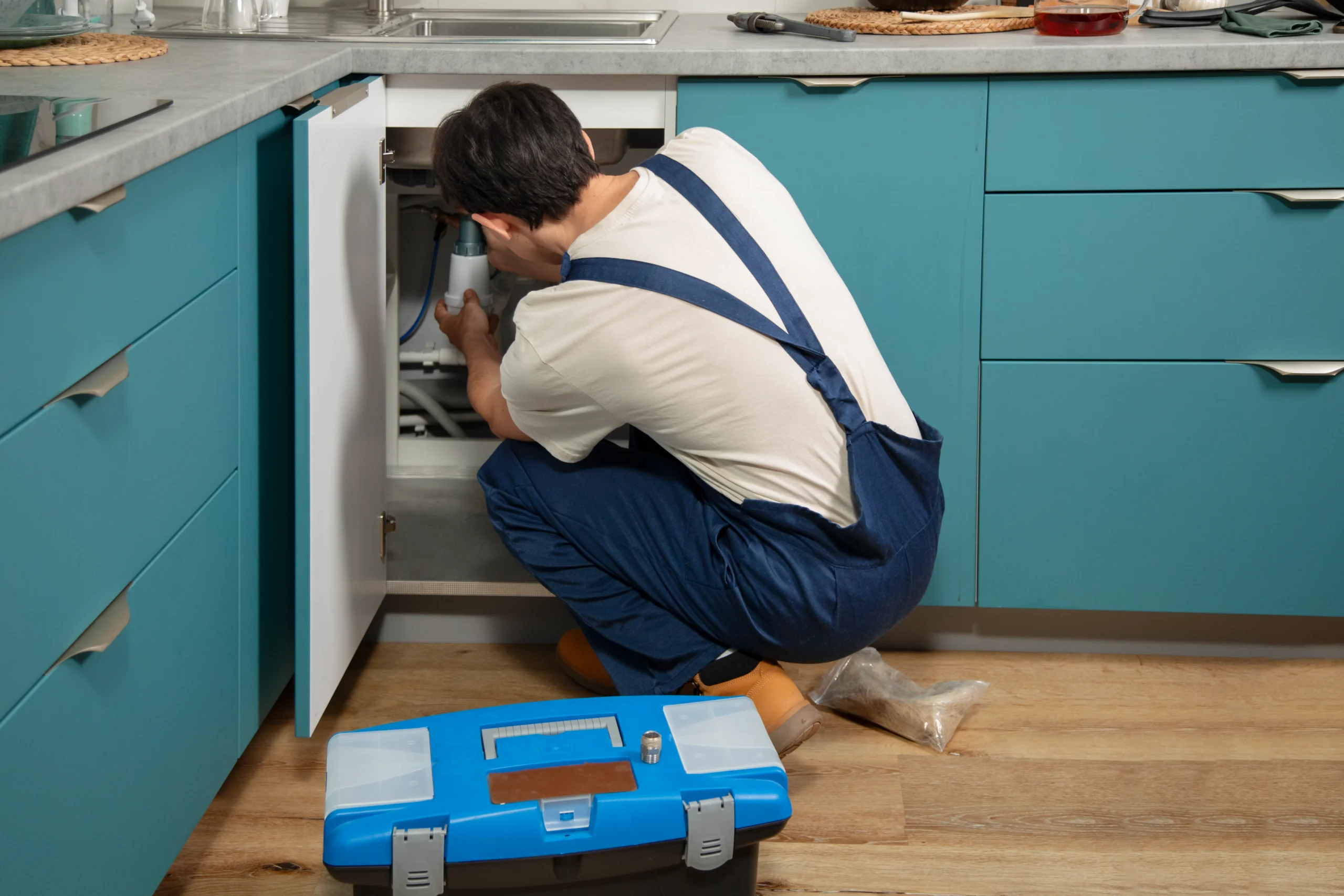 Technician working on appliance repair in Abilene